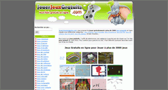 Desktop Screenshot of jouerjeuxgratuits.com