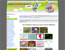 Tablet Screenshot of jouerjeuxgratuits.com